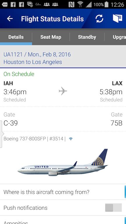 united airlines flight tracking.